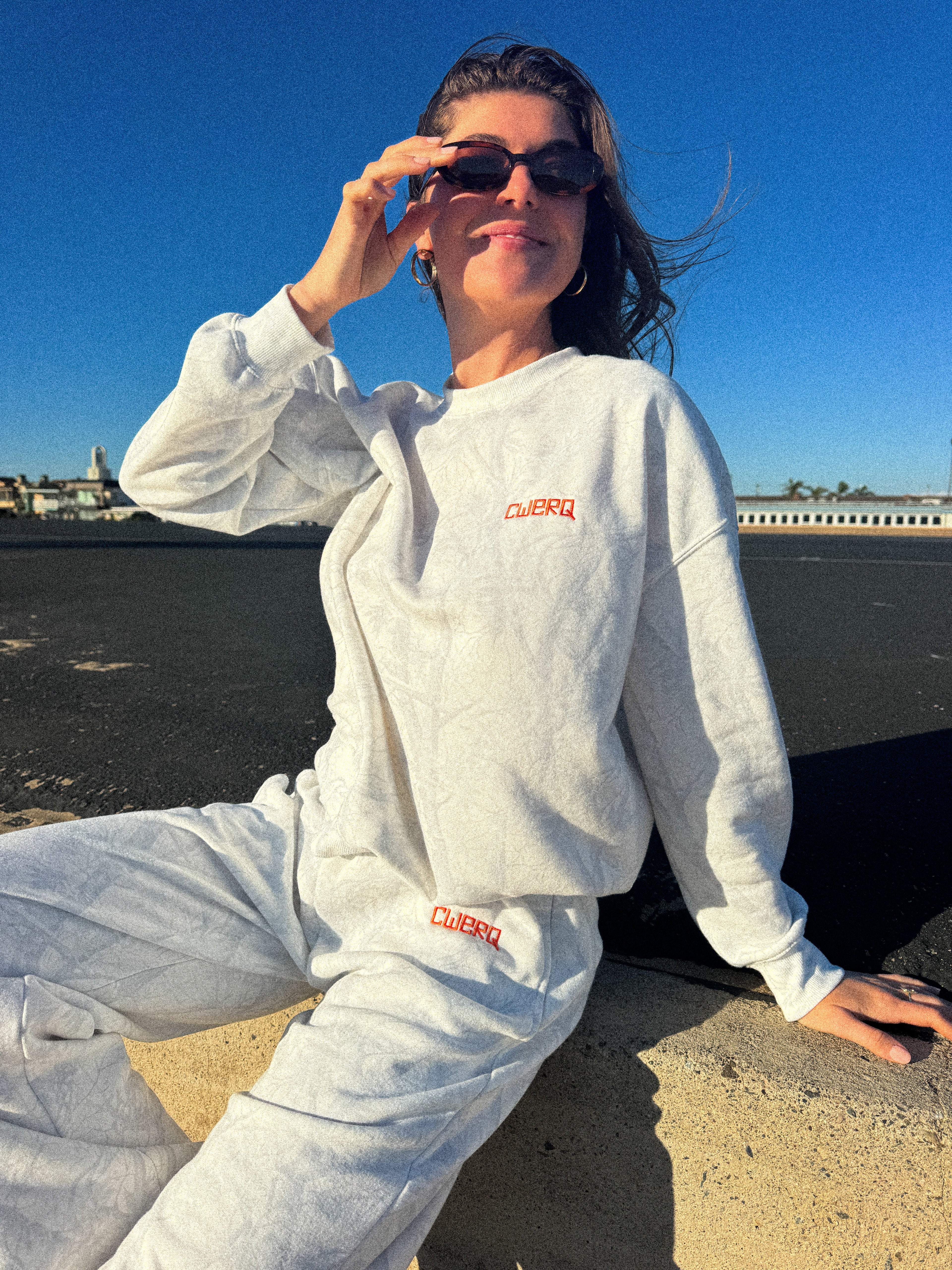 White Camo Sweatsuit