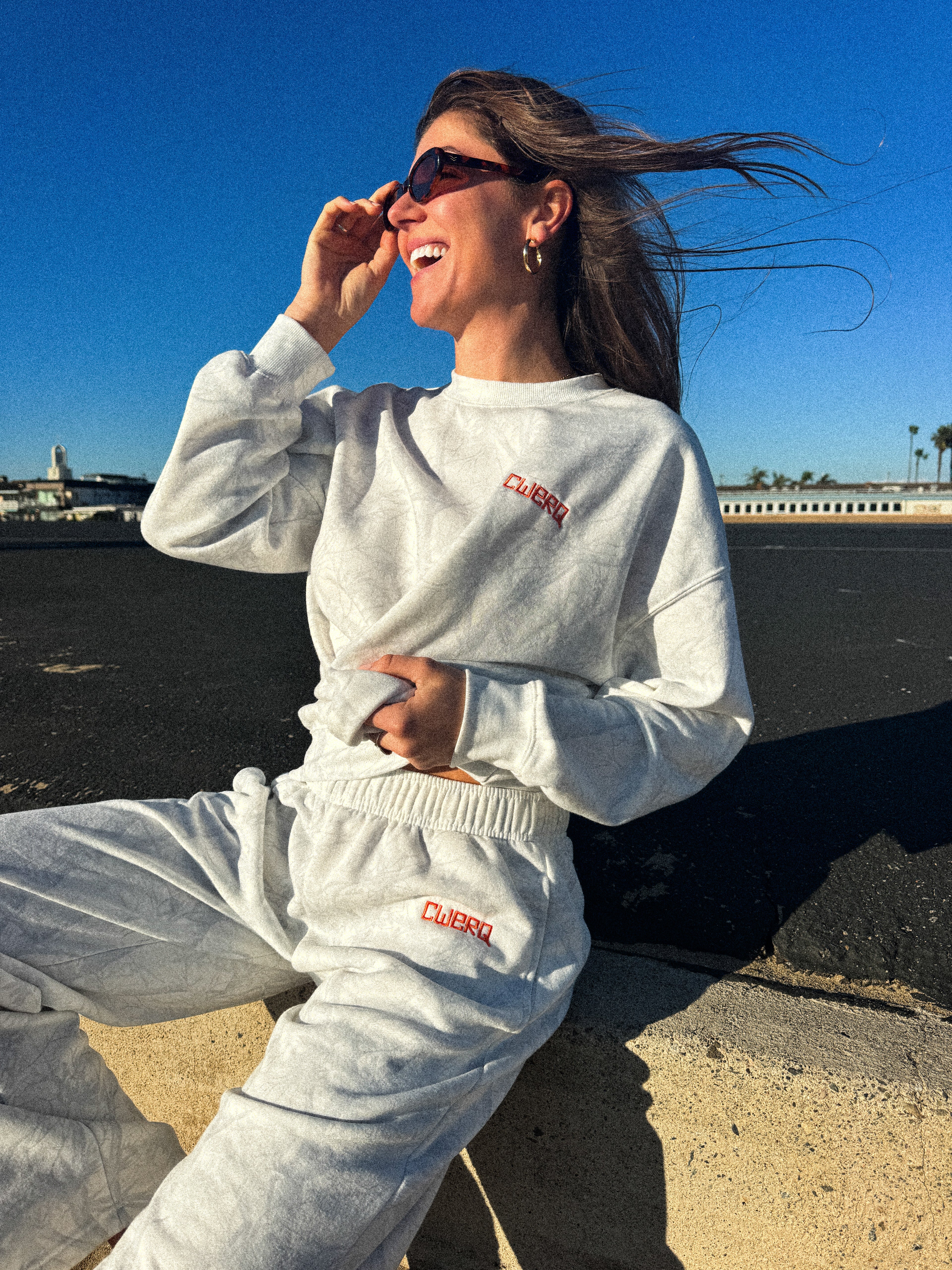 White Camo Sweatsuit